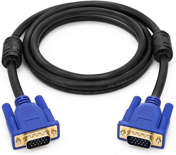 VULCUN  TV-out Cable VGA Cable For PC, Monitor, Projector, TV & LCD
