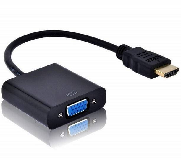 TERABYTE  TV-out Cable Hdmi to VGA Adapter Cable HDMI Male to VGA Female Cable
