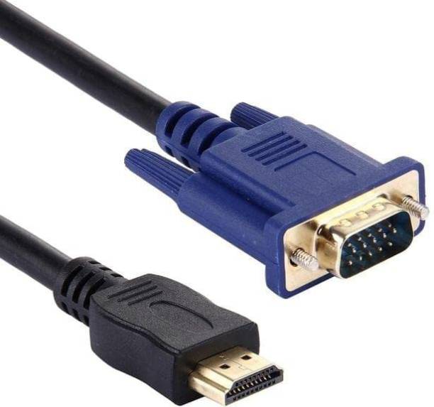 VOOCME  TV-out Cable HDMI to VGA Cable Converter, 6ft 1.5M 1080P HDMI Male to VGA Male D-SUB 15 Pin