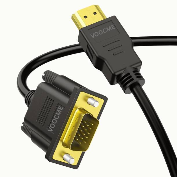 VOOCME  TV-out Cable HDMI to VGA Adapter (Male to Male) 1080P HD Video