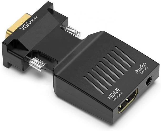 SDMINITEK  TV-out Cable VGA to HDMI Converter with Audio 1080p Video Adapter for PC. Edition-001