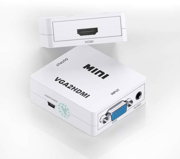 BlackBoost Premium TV-out Cable Mini VGA to HDMI Gaming Adapter