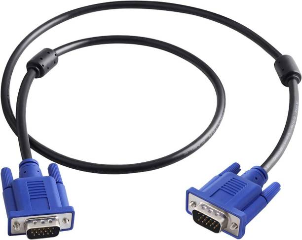 TAAPSEE  TV-out Cable 1.8m VGA to VGA Cable for Computer Laptop Monitor Projector with VGA Plug Port