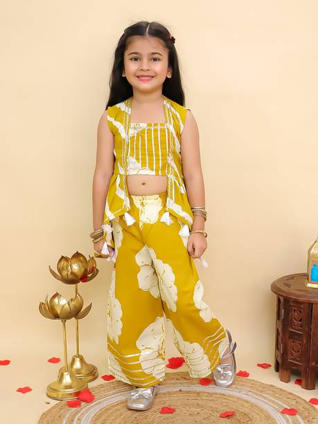 AJ Dezines Girls Party(Festive) Top Pant