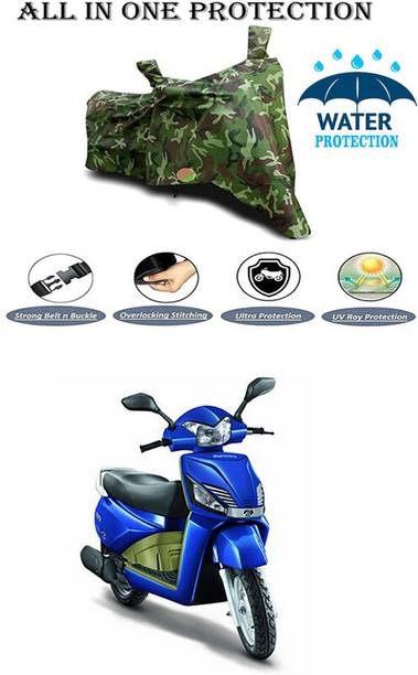 ShopGlobal Waterproof Two Wheeler Cover for Mahindra