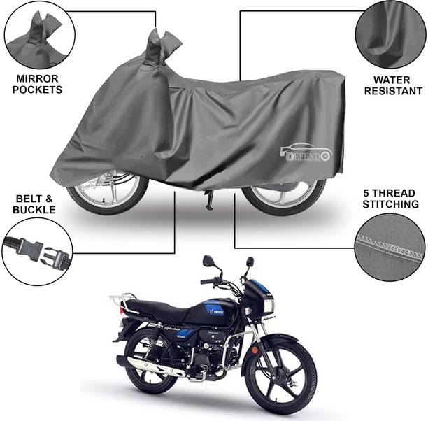 Defendo Waterproof Two Wheeler Cover for Hero