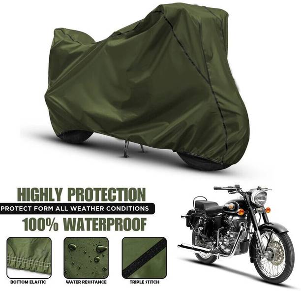 Starvin Waterproof Two Wheeler Cover for Royal Enfield
