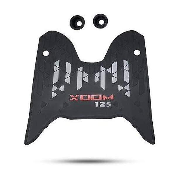 GLAM GRAB Anti Skid Foot Mat Compatible With Xoom Hero Universal For Bike Two Wheeler Mat