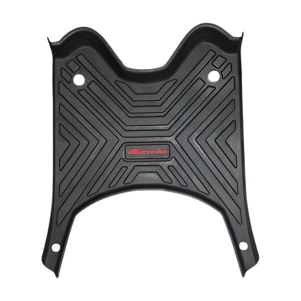 Autoxygen Activa 6G Black TPE Foot Mat Floor MatFor Honda Activa 6G Two Wheeler Mat
