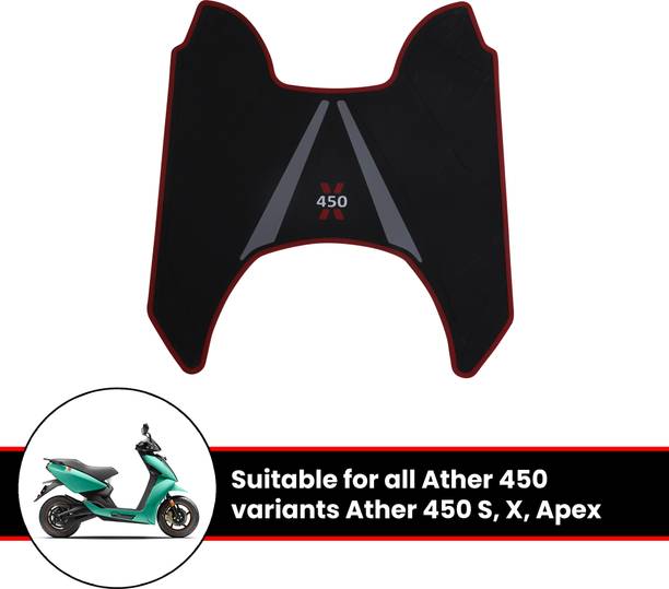 Grandbiker Foot Mat Rubber Anti Skid Floor Mat Compatible with A.t.h.e.r 450x Ather Universal For Bike Two Wheeler Mat