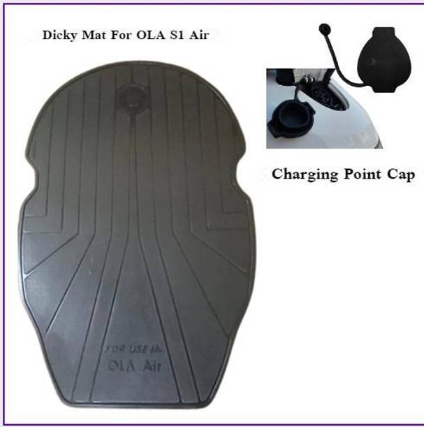 Nexeura Washable dicky Mat & Charging Point Cap For Ola S1 Air Two Wheeler Mat
