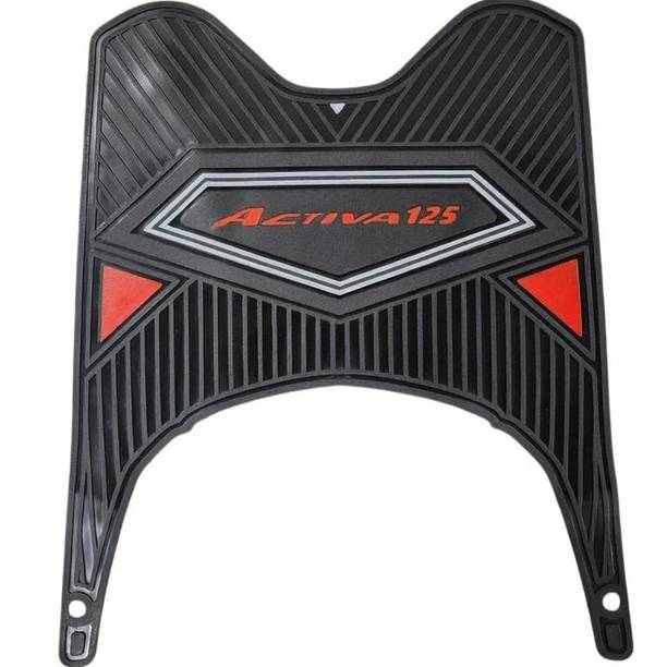 GLAM GRAB ACTIVA 125 ANTI SKID FOOT MAT Honda Activa 125 Two Wheeler Mat