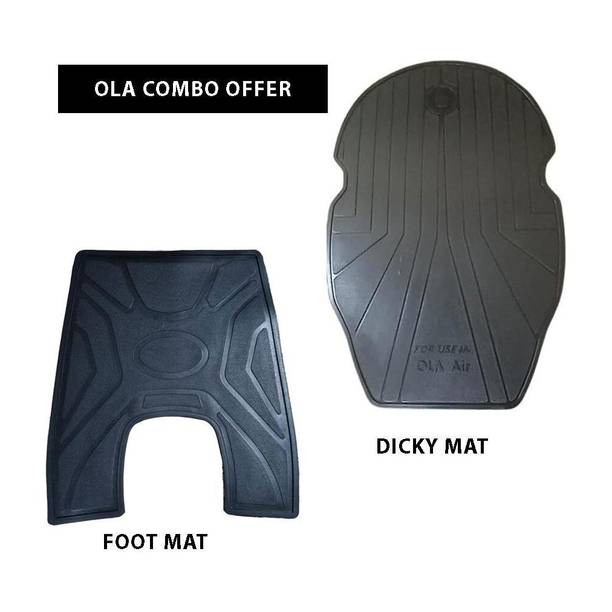 Topmtop Electric Ola S1 Air S1 PRO S1 X Foot Floor Mat with Dicky Mat Ola Two Wheeler Mat