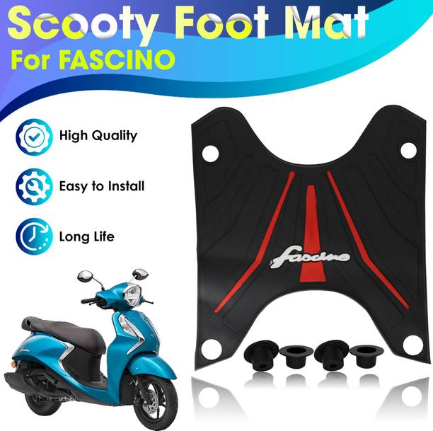 Otoroys High Quality Rubber Scooter Floor Mat for Yamaha Fascino Two Wheeler Mat Yamaha Fascino Two Wheeler Mat