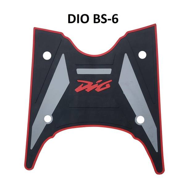 Autoxygen DIO BS-6 3D Scooter Color Foot Mat For Honda Dio Two Wheeler Mat