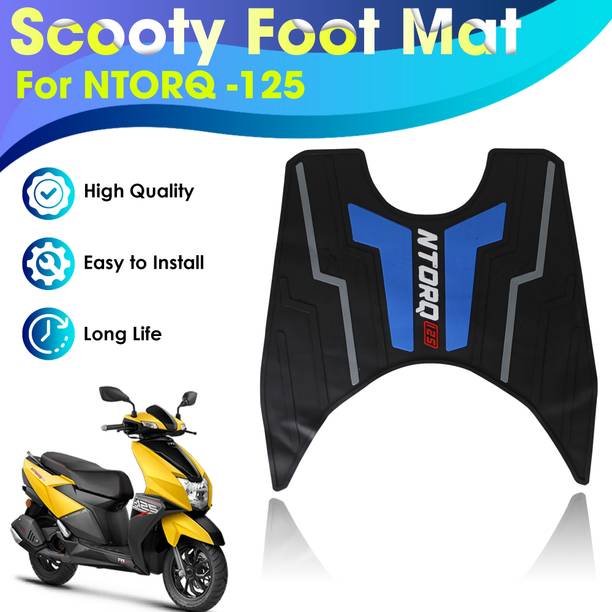 Otoroys High Quality Rubber Scooter Floor Mat for TVS Ntorq 125 Two Wheeler Mat Foot Mat TVS Ntorq 125 Two Wheeler Mat