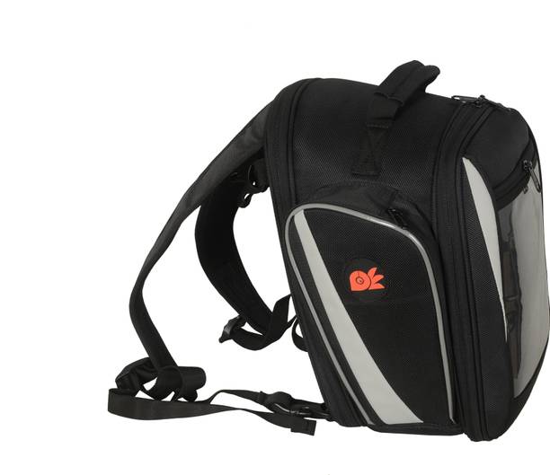 RiderZone RiderZone Spiti V2 Universal Motorcycle Tankbag Luggage Box Black Nylon Motorbike Saddlebag