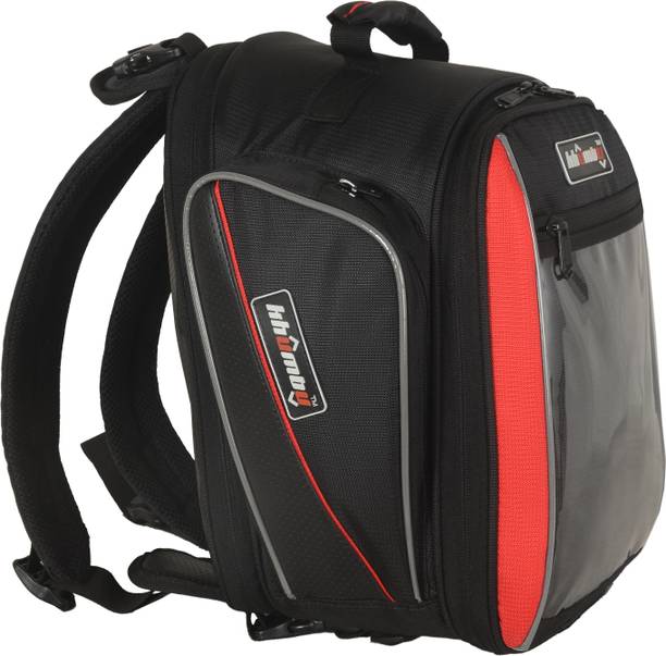 khumbu Spiti Luggage Box Red, Black Nylon Motorbike Saddlebag