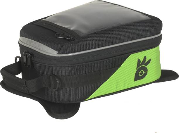 RiderZone Luggage Box Black Nylon Motorbike Saddlebag