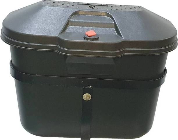 MIKSHU Mikshu Motorcycle Side Luggage Box Luggage Box Black Plastic Motorbike Saddlebag 16 L