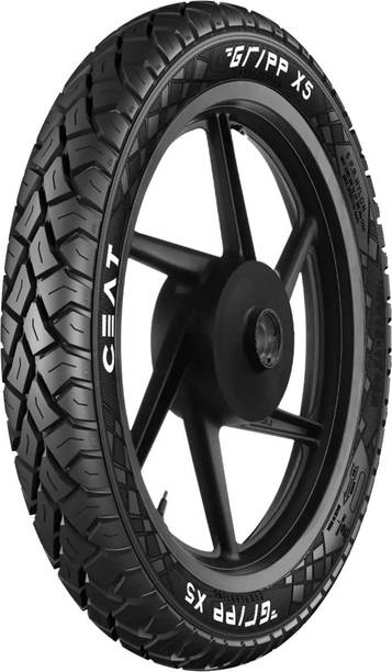 CEAT With Doorstep Installation 90/100-10 GRIPP X5 53J TUBELESS TYRE | Rear 90/100-10 Rear Two Wheeler Tyre