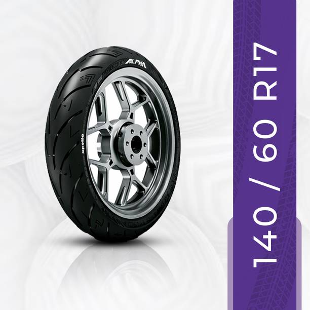 Apollo ALPHA S1 140/60 R17 63H TUBELESS BIKE TYRE Rear Two Wheeler Tyre