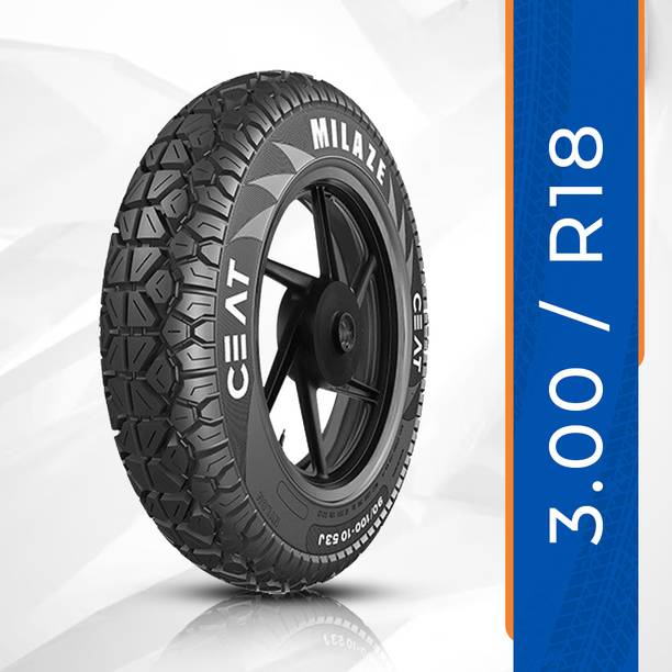 CEAT TUBELESS TYRE 3-00-18 Rear Two Wheeler Tyre