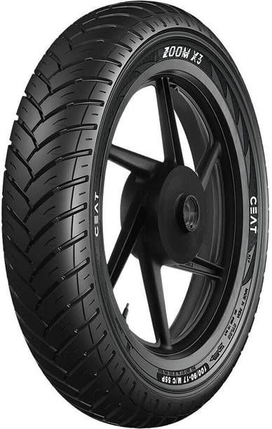 CEAT 110/80-17 ZOOM X3 57P TUBELESS TYRE | REAR 110/80-17 Rear Two Wheeler Tyre