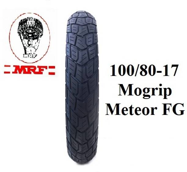 MRF 100/80-17 52P MOGRIP METEOR-FG TL FRONT ( NEW MODEL ) 100/80-17 टायर