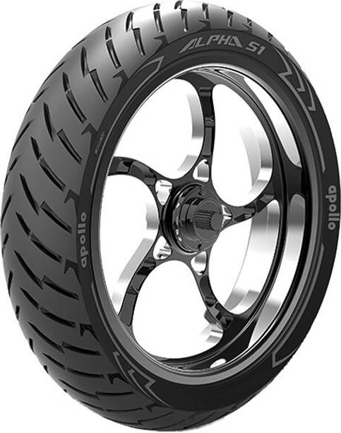 Apollo Steel Belted Radial Tubeless Rear Tyre ALPHA S1 130/70 R17 62H Rear Two Wheeler Tyre