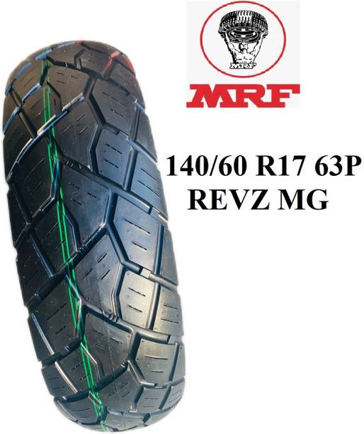 MRF 140/60 R17 63P Revz MG Rear Tubeless tyre ( NEW MODEL ) 140/60 R17 Rear Two Wheeler Tyre