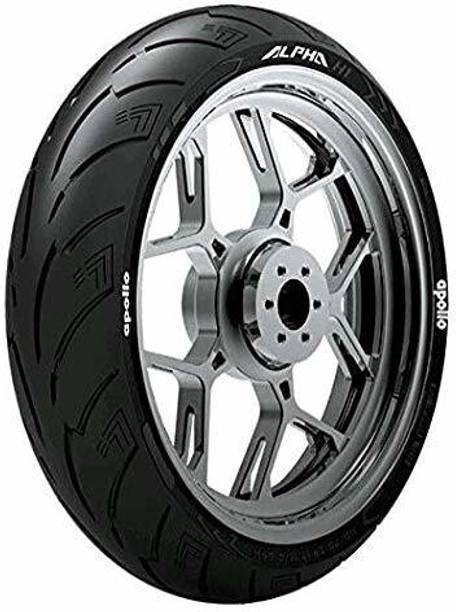 Apollo ALPHA S1 130/70 R17 62H Tubeless bike tyre Rear Two Wheeler Tyre