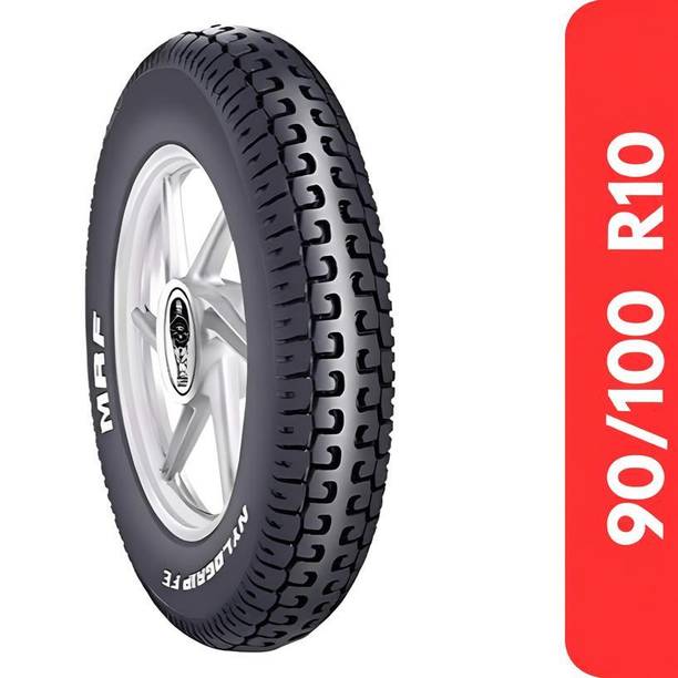 MRF Nylogrip FE 90/100 R10 Front & Rear Two Wheeler Tyre
