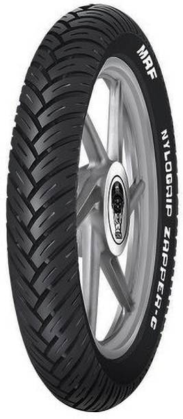 MRF Nylogrip Zapper-C 110/80 -17 57P Tubeless Bike Tyre, 110-80-17 110/80-17 टायर