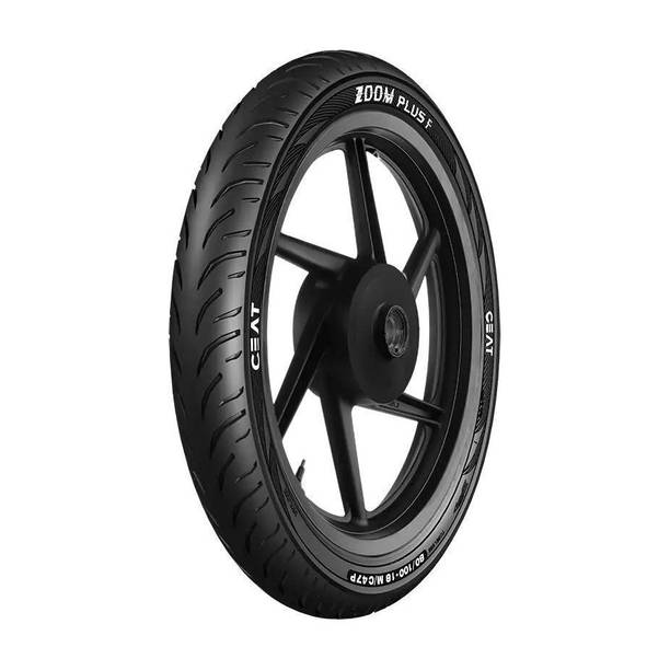 CEAT 80/100-17 ZOOM PLUS F 46P TUBELESS TYRE | Front 80/100-17 Front Two Wheeler Tyre