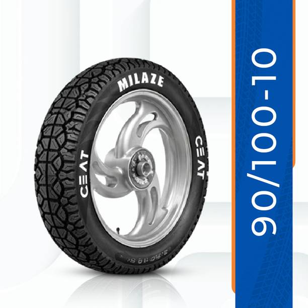 CEAT Milaze TL 90/100-10 Front & Rear Two Wheeler Tyre