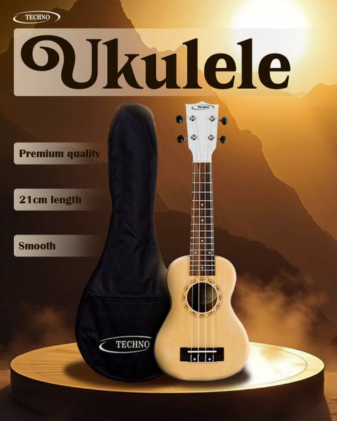 TECHNO 21" Soprano Ukulele Spruce Top Soprano Ukulele