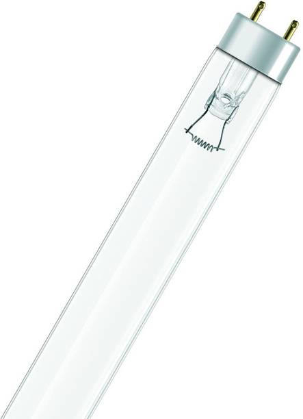 Ihc UVC Tube lamp 8 Watt, 1ft with fitting, UV light for disinfection, AC 220v Input with 2 pin Plug UV Sterilization Lamp