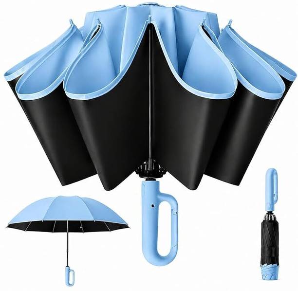 Ozoy 3-Fold UV & Rain Protection-Lightweight, Compact, Durable, Stylish Umbrella