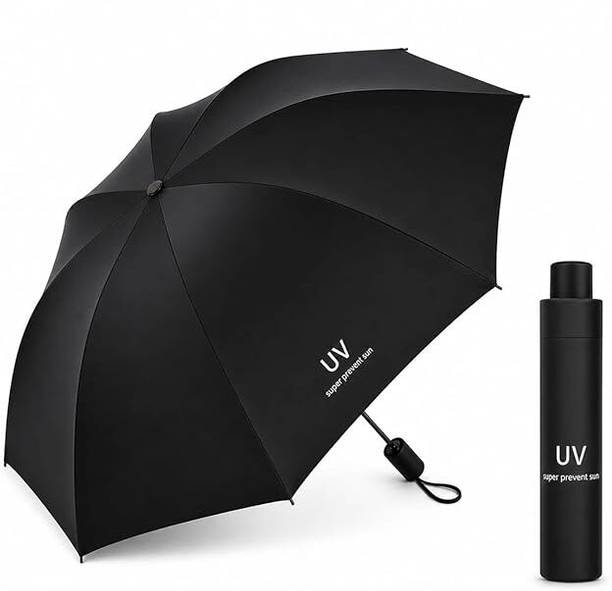ZAPTVI Pack Of 1 Automatic UV Protection Foldable Umbrella | Waterproof Travel Umbrella Umbrella