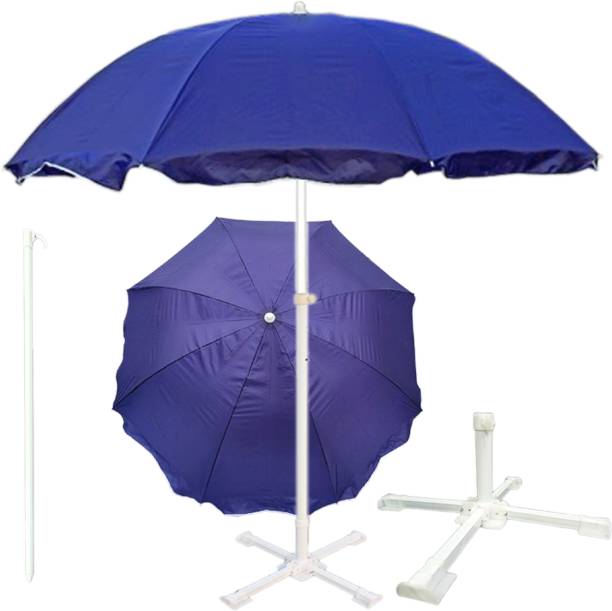 Dark Moon Outdoor Garden Umbrella With Stand 6ft/36in Big Size Heavy Duty Garden Umbrella Umbrella