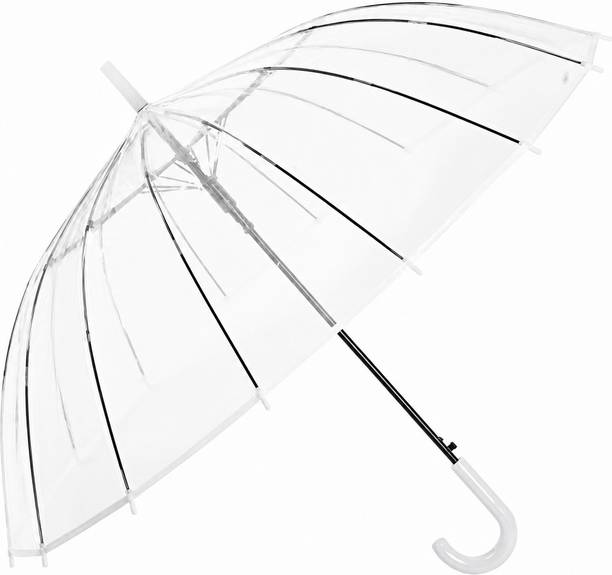 DRIMZ Transparent Umbrella for Rain with Windproof Frame | Clear Umbrella for Weddings Umbrella