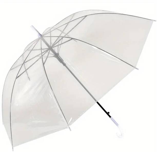 MOHAK Clear Transparent, Durable Wind-Resistant Umbrella with Sturdy for Outdoor Umbrella