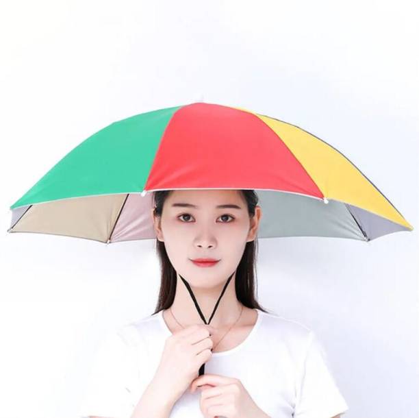 Adorazone Hands Free Hat Umbrella for Kids & Adults | Protect for Rain and Sun Umbrella