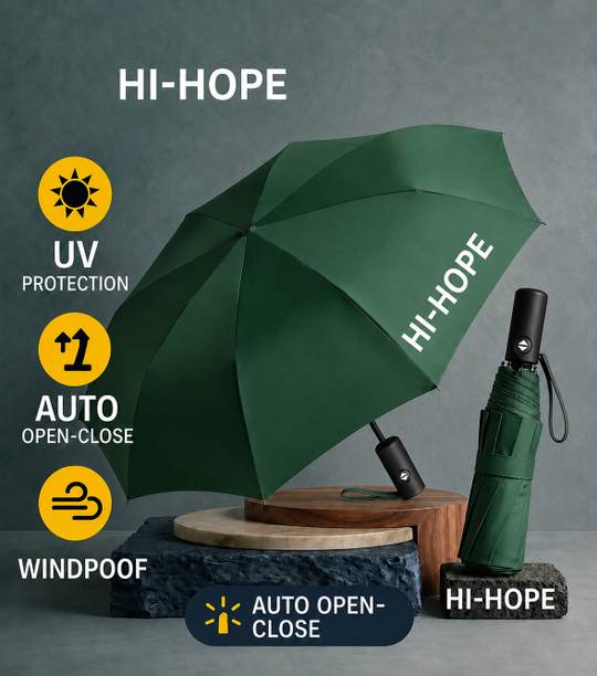 HI-HOPE UV Protection Umbrella UV umbrella for Travel, Mini umbrella & Sturdy 3 Fold Umbrella
