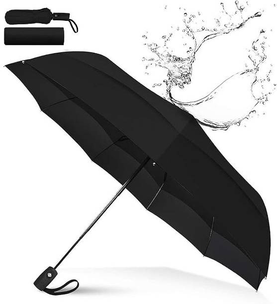 SN-LVK Auto OpenClose Windproof Umbrella, 3-Fold, Water-Repellent, Sun UV protection Umbrella