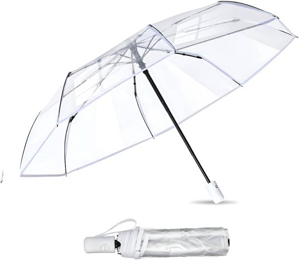 CONTACTS Transparent Windproof Travel Umbrella Umbrella
