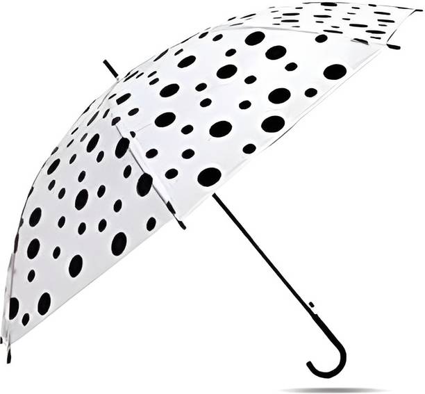 ZAYOVA BH Homes Premium Transparent Polka Dot Umbrella for Men, Women, Boys & Girls Umbrella