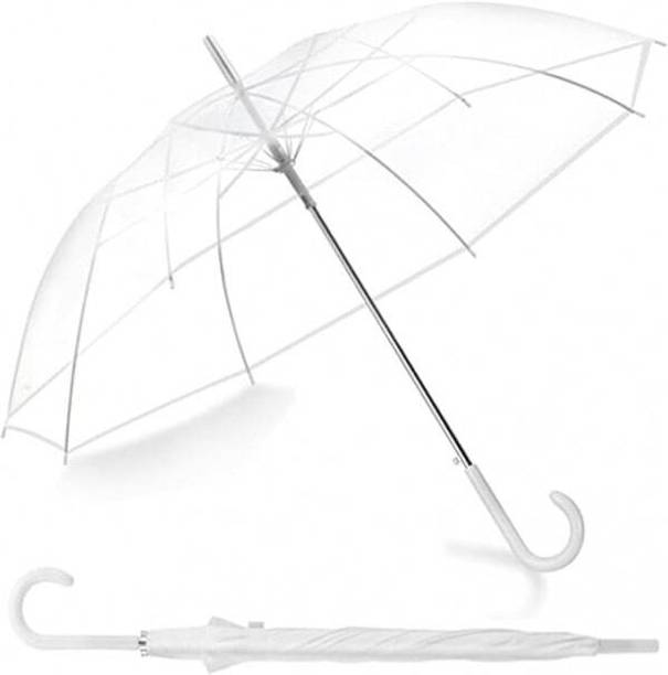 FLERCISA Transparent Dome Umbrella | Waterproof Windproof Rain Umbrella for Men & Women Umbrella