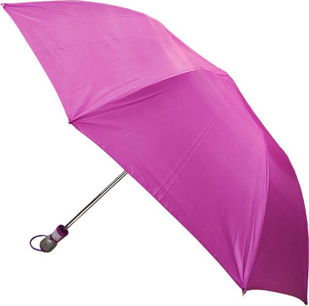RC Pink 2 Fold Umbrella | Compact Lightweight Travel Umbrella for Men & Women Umbrella